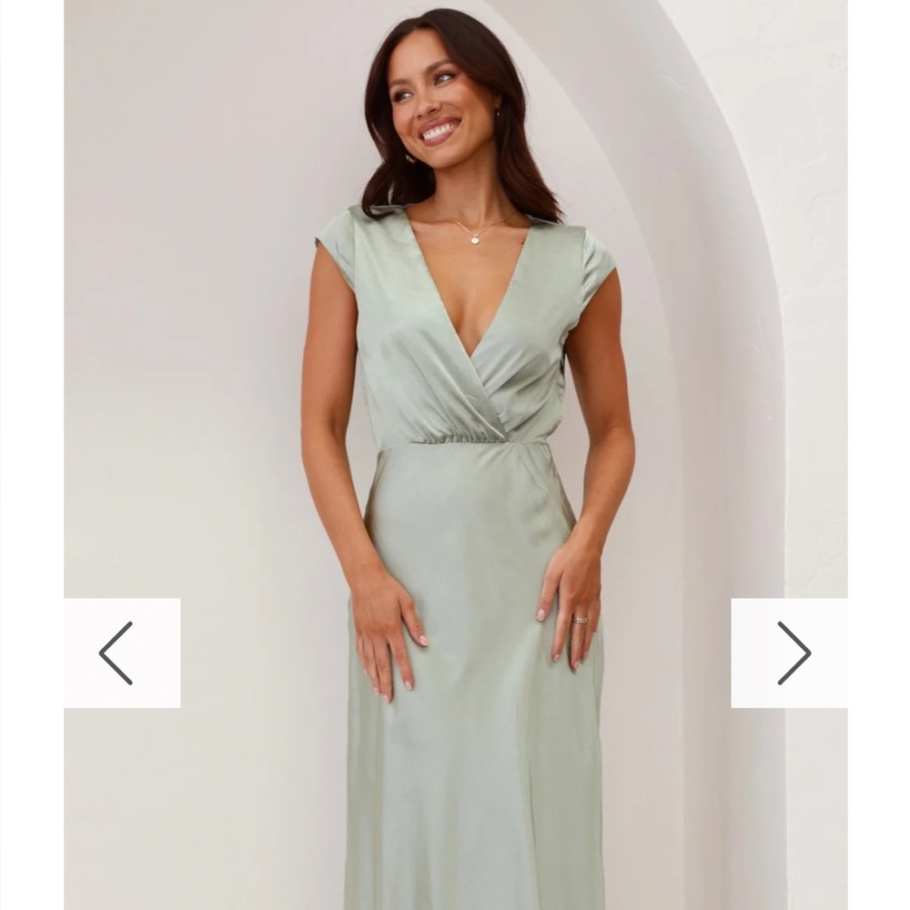 NWT Billy J Selma Maxi Dress in Sage